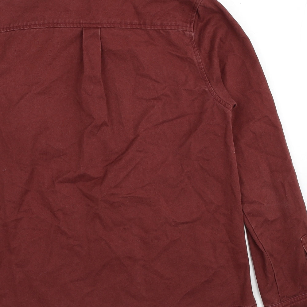 Miss Selfridge Womens Red Military Jacket Jacket Size 6 Button