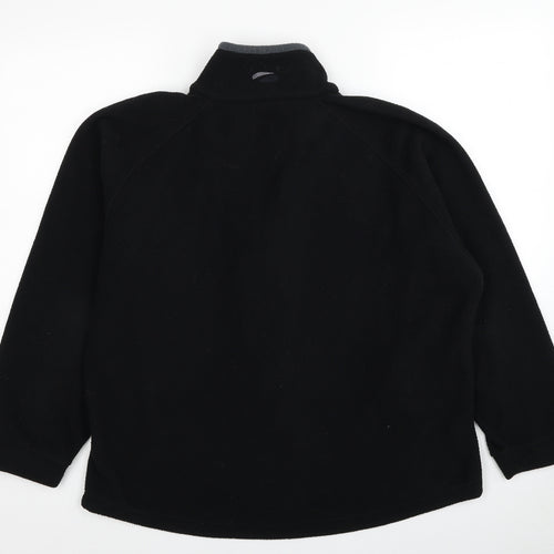 Mountain Life Womens Black Jacket Size 14 Zip