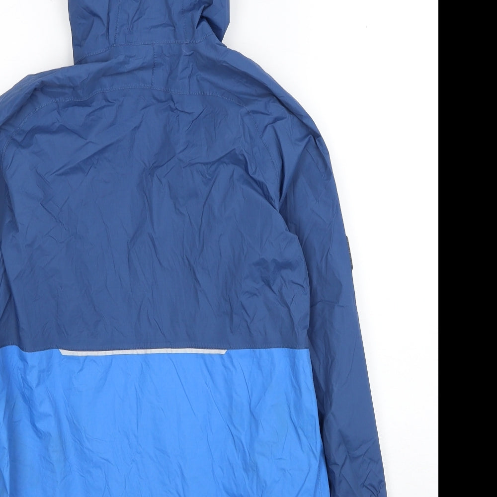 Jack Wolfskin Boys Blue Windbreaker Coat Size 11-12 Years Zip