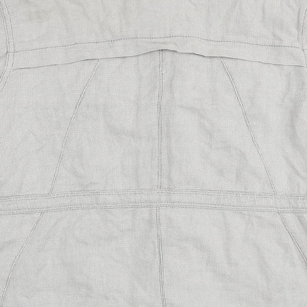 NEXT Womens Grey Jacket Size 16 Zip