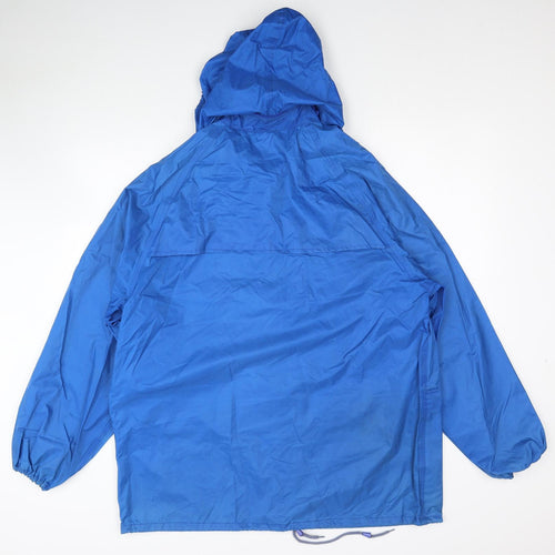 Sporting Club Mens Blue Windbreaker Jacket Size L Zip