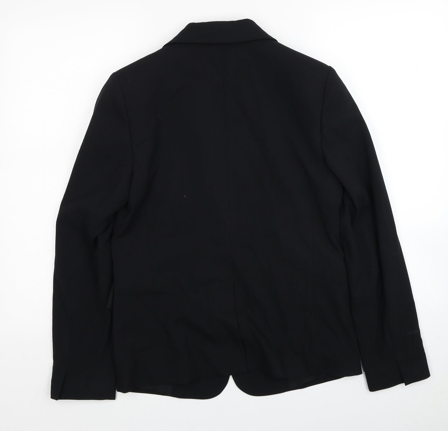 Marks and Spencer Womens Black Polyester Jacket Suit Jacket Size 8