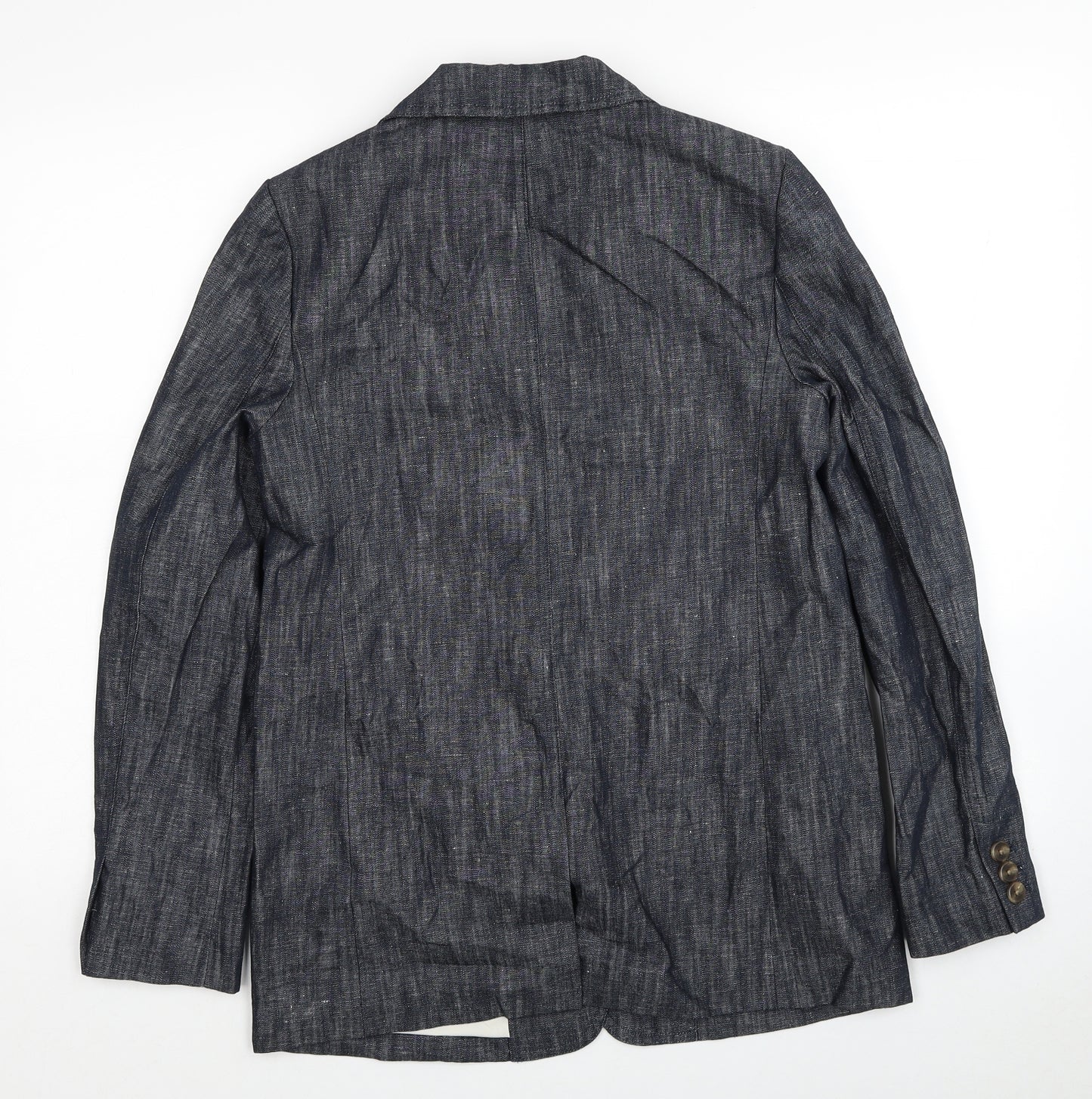 Marks and Spencer Womens Grey Jacket Blazer Size 8 Button