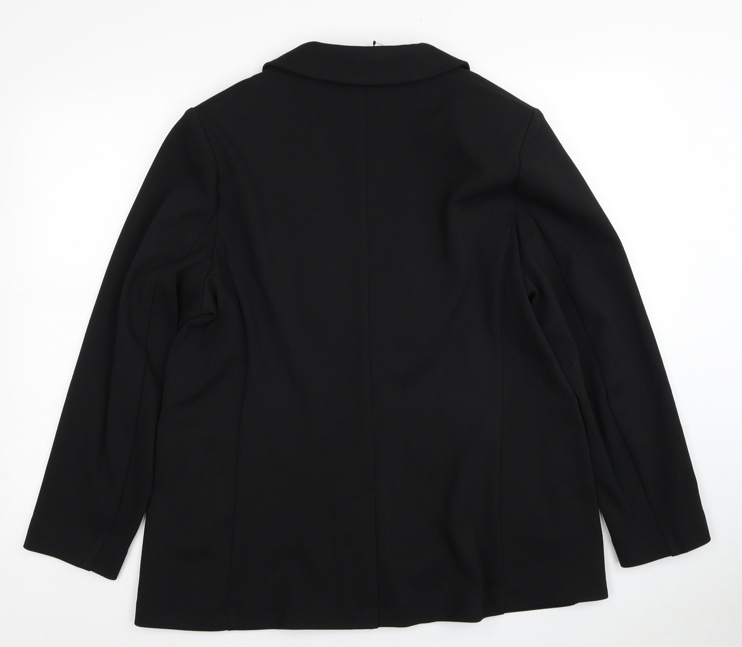 Marks and Spencer Womens Black Jacket Blazer Size 10 Button