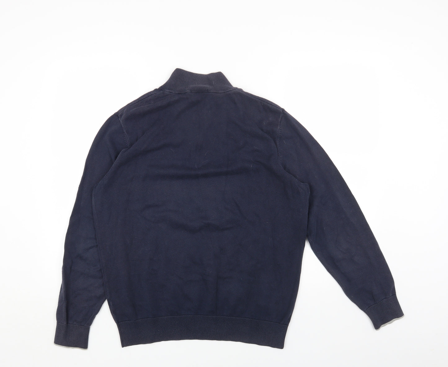Timberland Mens Blue Cotton Pullover Sweatshirt Size S
