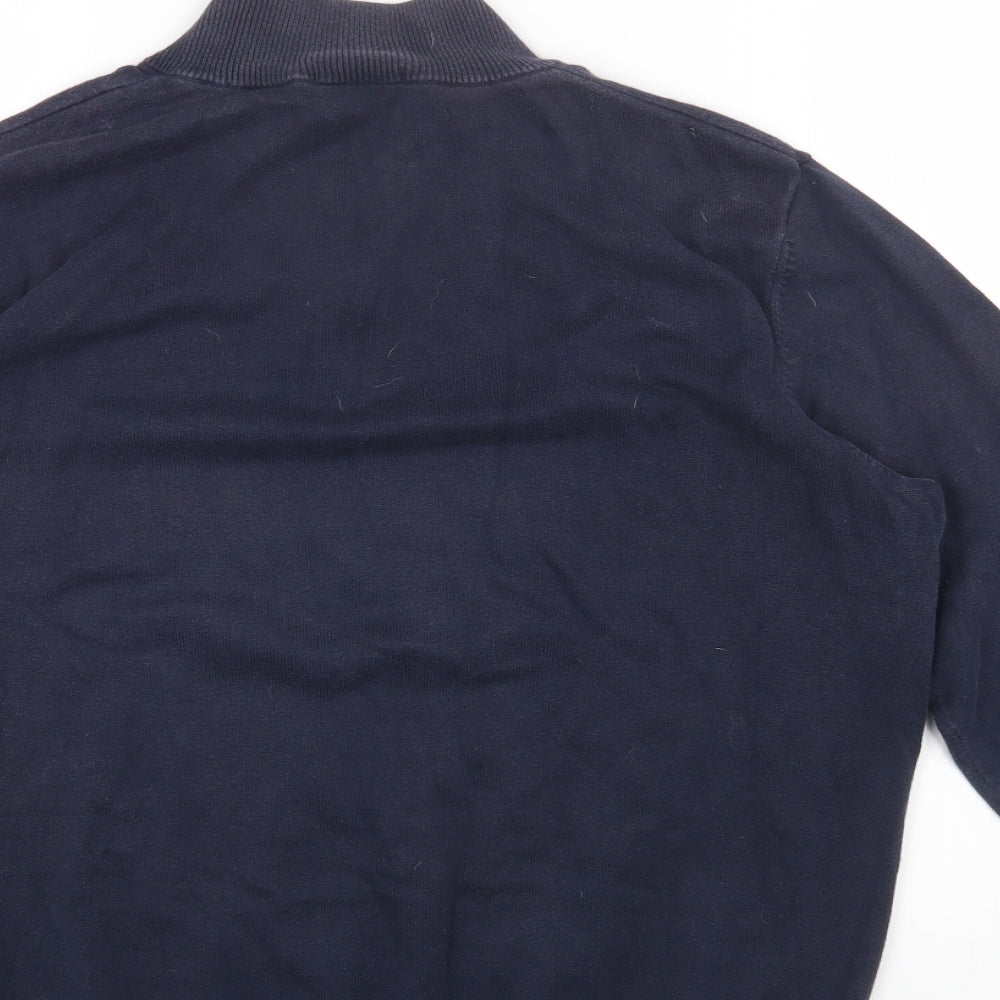 Timberland Mens Blue Cotton Pullover Sweatshirt Size S