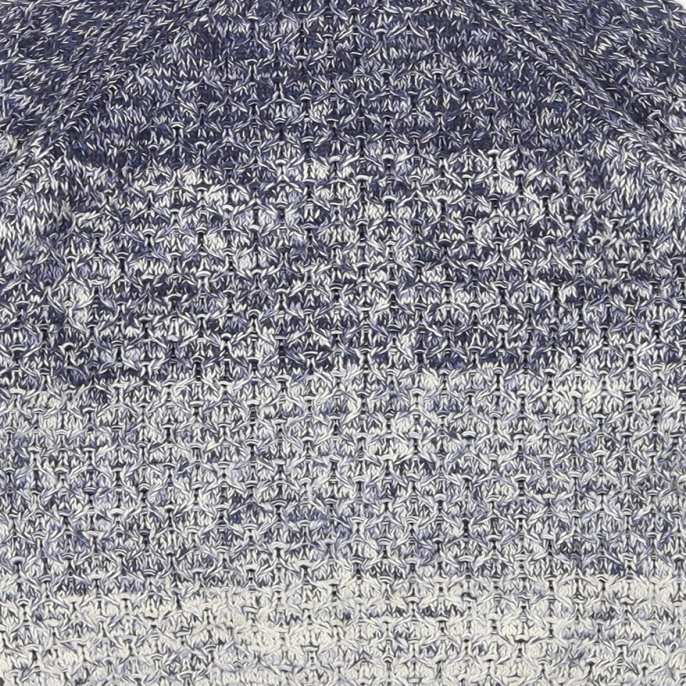 George Boys Blue Round Neck Cotton Pullover Jumper Size 4-5 Years Pullover