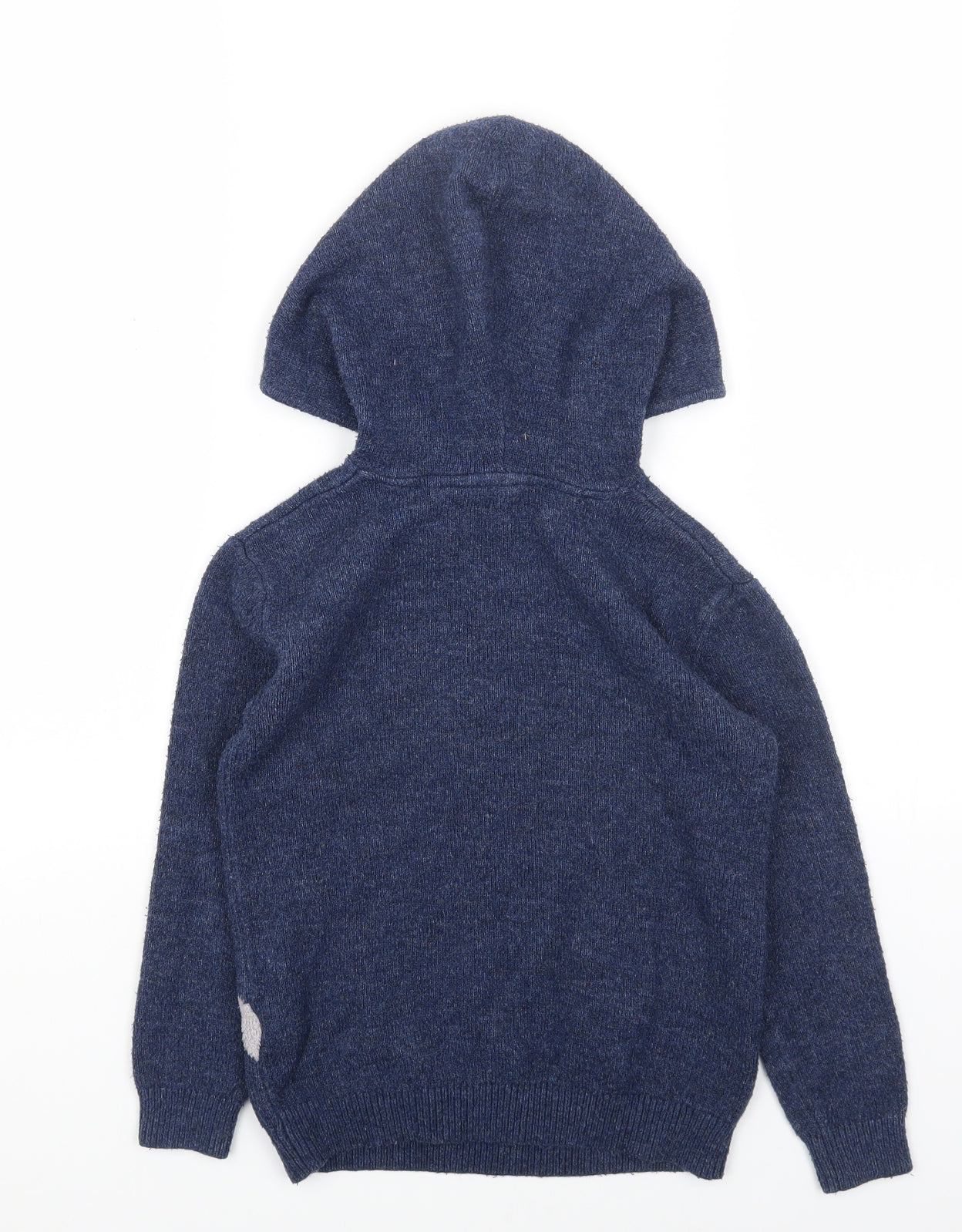 Fat Face Girls Blue Acrylic Pullover Hoodie Size 8-9 Years Pullover - Red Panda