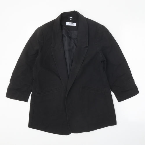 Dorothy Perkins Womens Black Polyester Jacket Blazer Size 10