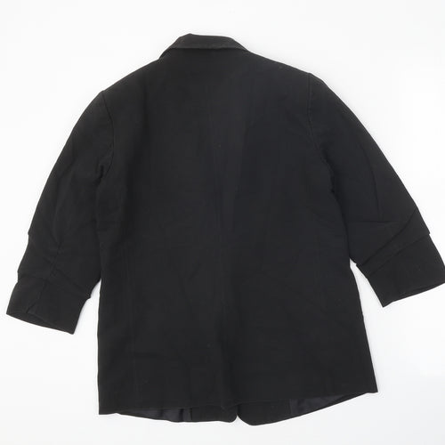 Dorothy Perkins Womens Black Polyester Jacket Blazer Size 10