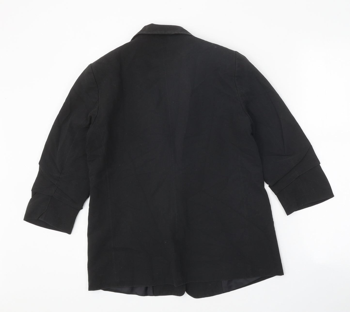 Dorothy Perkins Womens Black Polyester Jacket Blazer Size 10