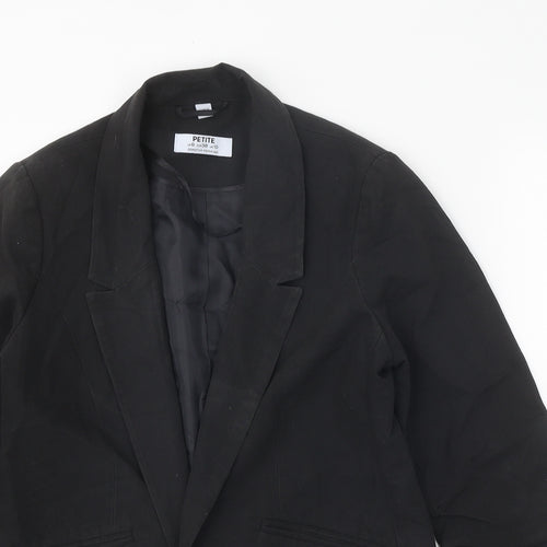 Dorothy Perkins Womens Black Polyester Jacket Blazer Size 10