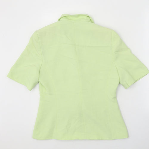 George Womens Green Polyester Jacket Suit Jacket Size 12