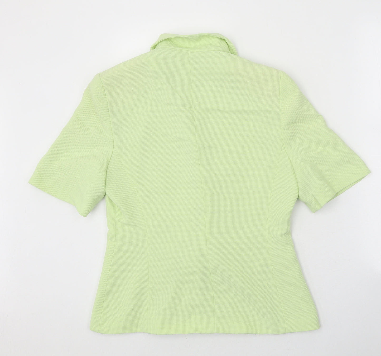 George Womens Green Polyester Jacket Suit Jacket Size 12