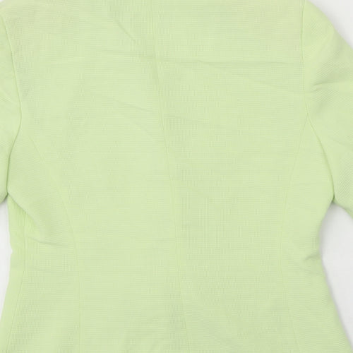 George Womens Green Polyester Jacket Suit Jacket Size 12