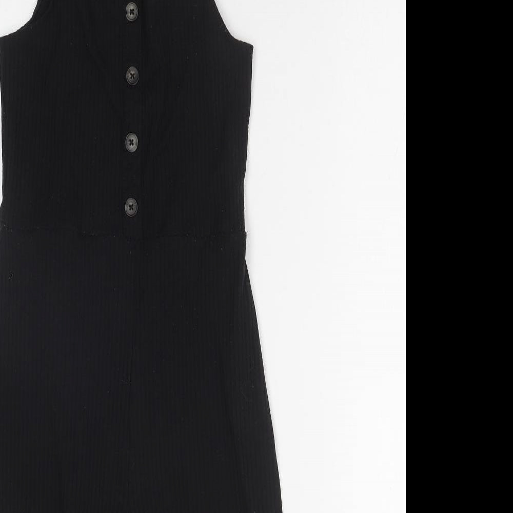 Primark Girls Black Polyester Jumpsuit One-Piece Size 9-10 Years Pullover