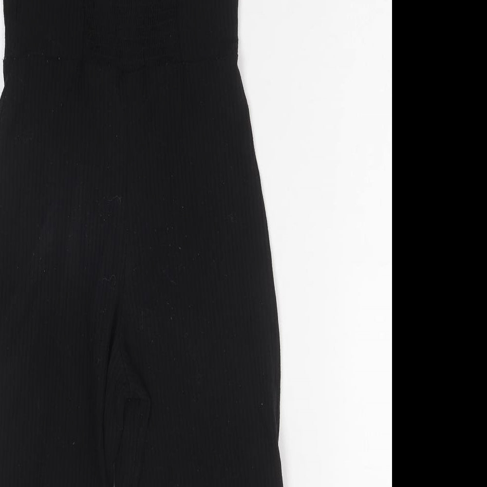 Primark Girls Black Polyester Jumpsuit One-Piece Size 9-10 Years Pullover