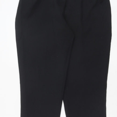 Saira of Manchester Womens Black Polyester Trousers Size 22 Regular
