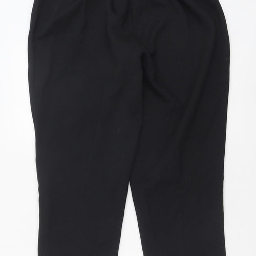 Saira of Manchester Womens Black Polyester Trousers Size 22 Regular