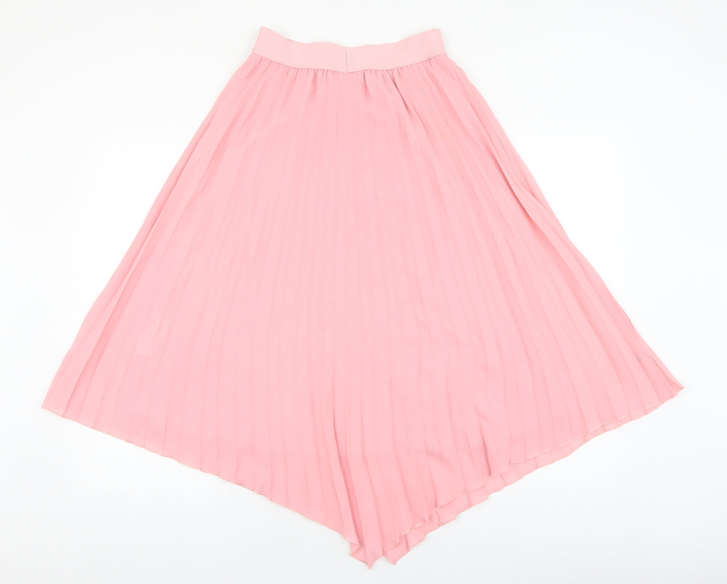 Saint Tropez Clothing Womens Pink Polyester Pleated Skirt Size XS
