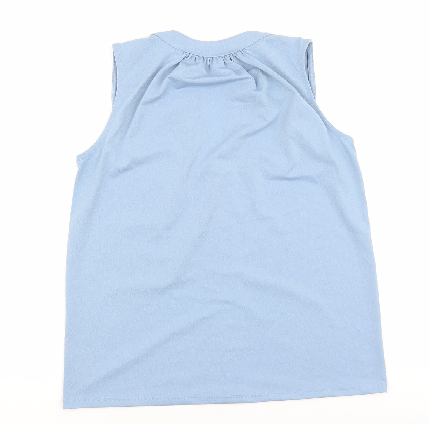 H&M Womens Blue Viscose Basic Blouse Size XS V-Neck
