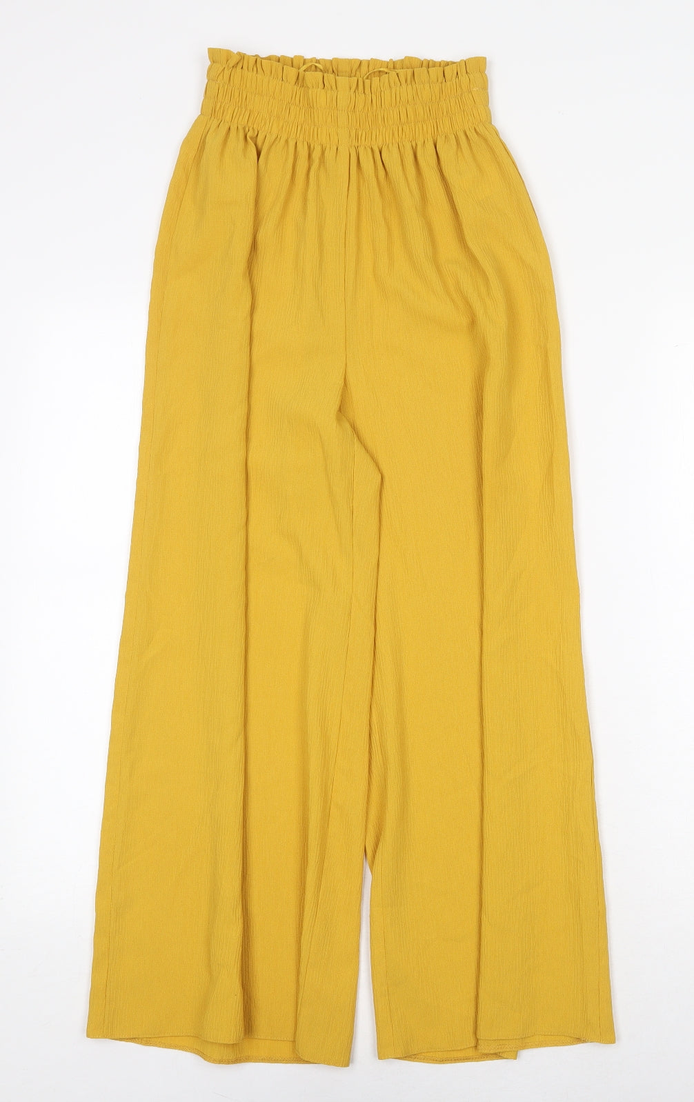 Primark Womens Yellow Polyester Trousers Size 4XL Regular
