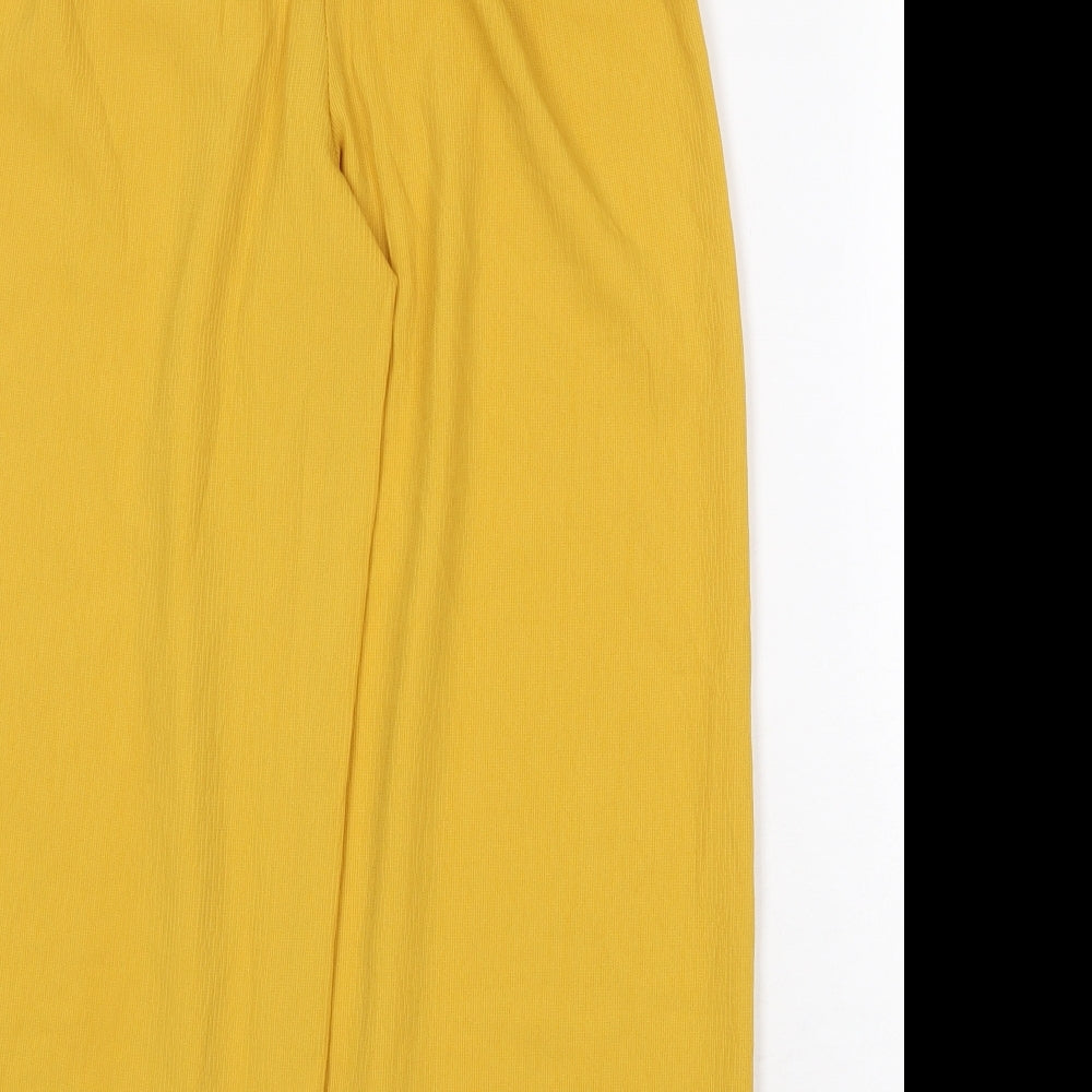 Primark Womens Yellow Polyester Trousers Size 4XL Regular