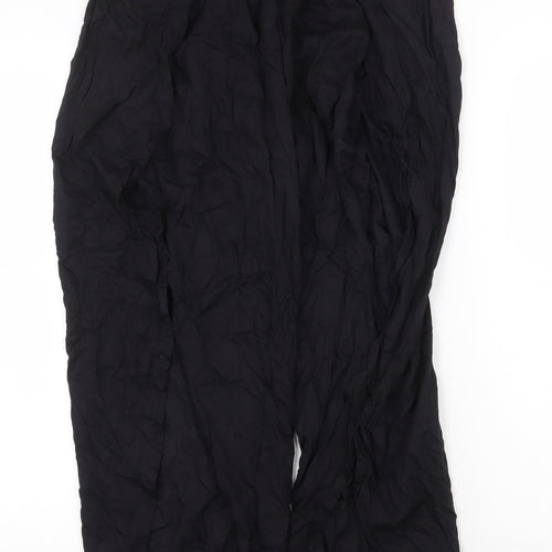 Primark Womens Black Polyester Harem Trousers Size S Regular