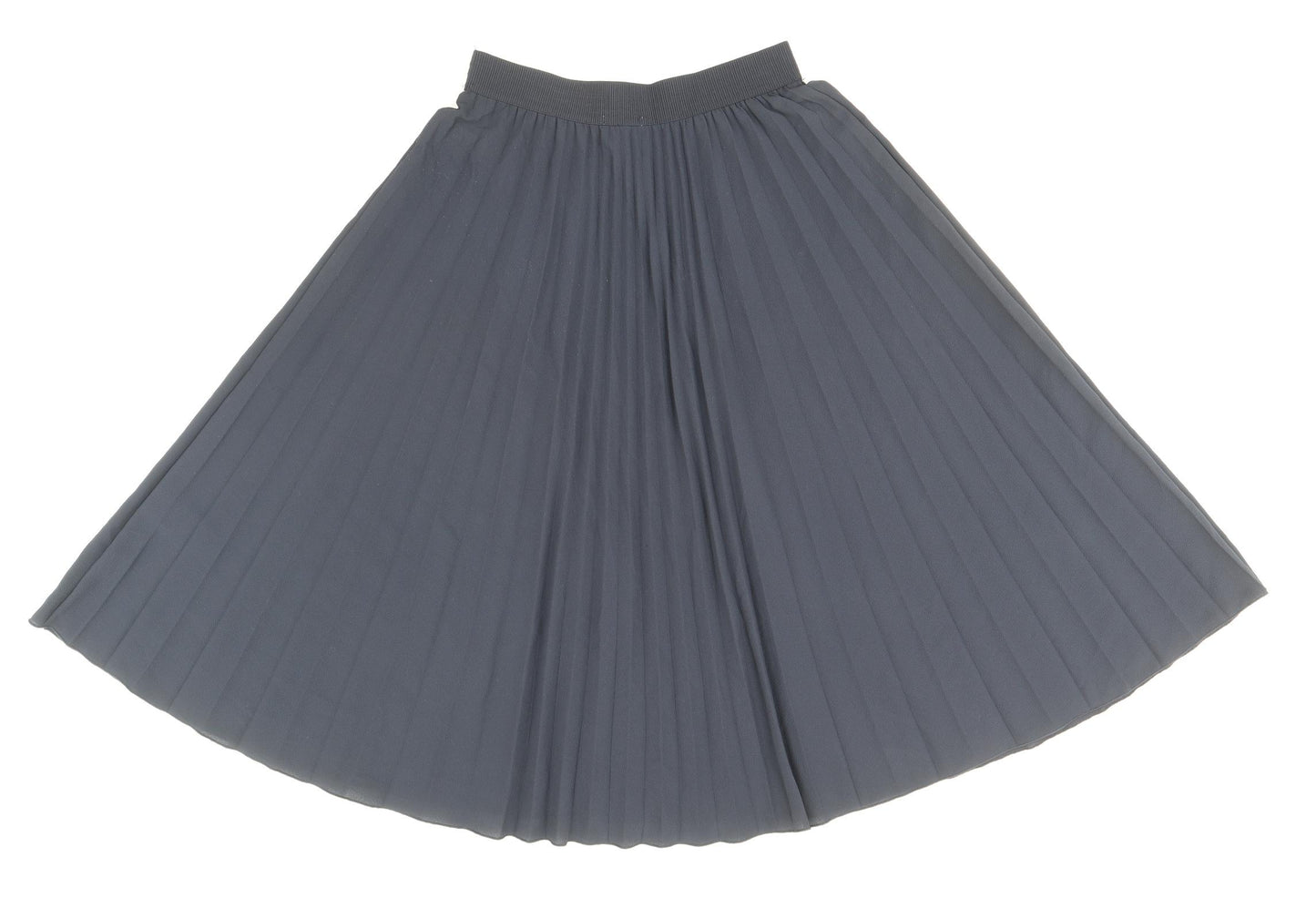 H&M Womens Blue Polyester Pleated Skirt Size 10
