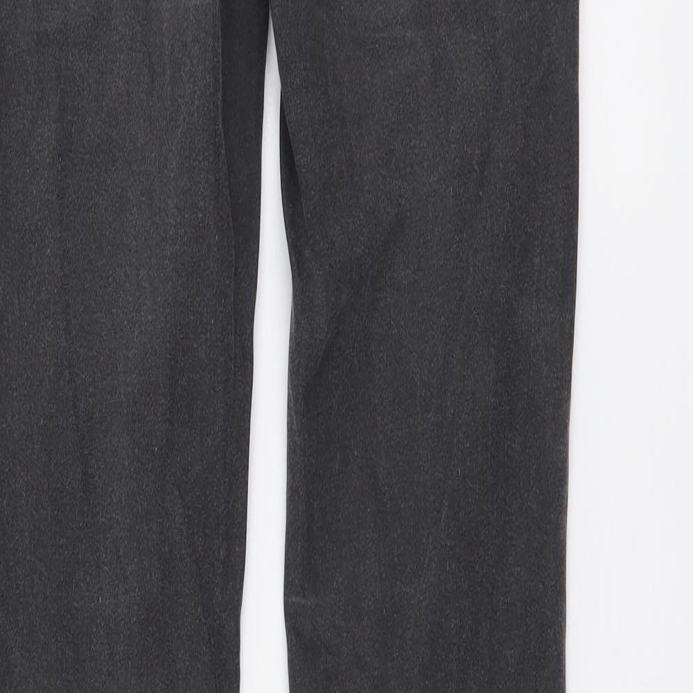 AllSaints Womens Grey Cotton Skinny Jeans Size 24 in L28 in Regular Button