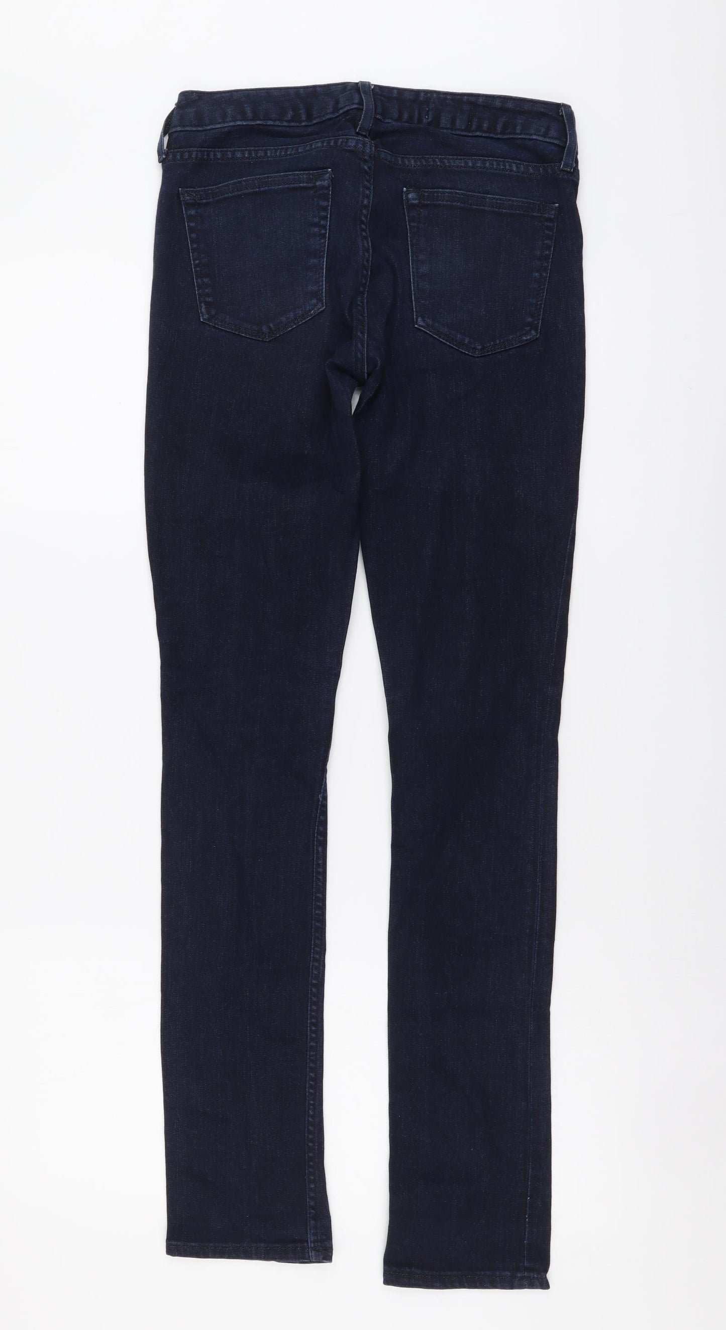 Gap Womens Blue Cotton Skinny Jeans Size 24 in L32 in Regular Button