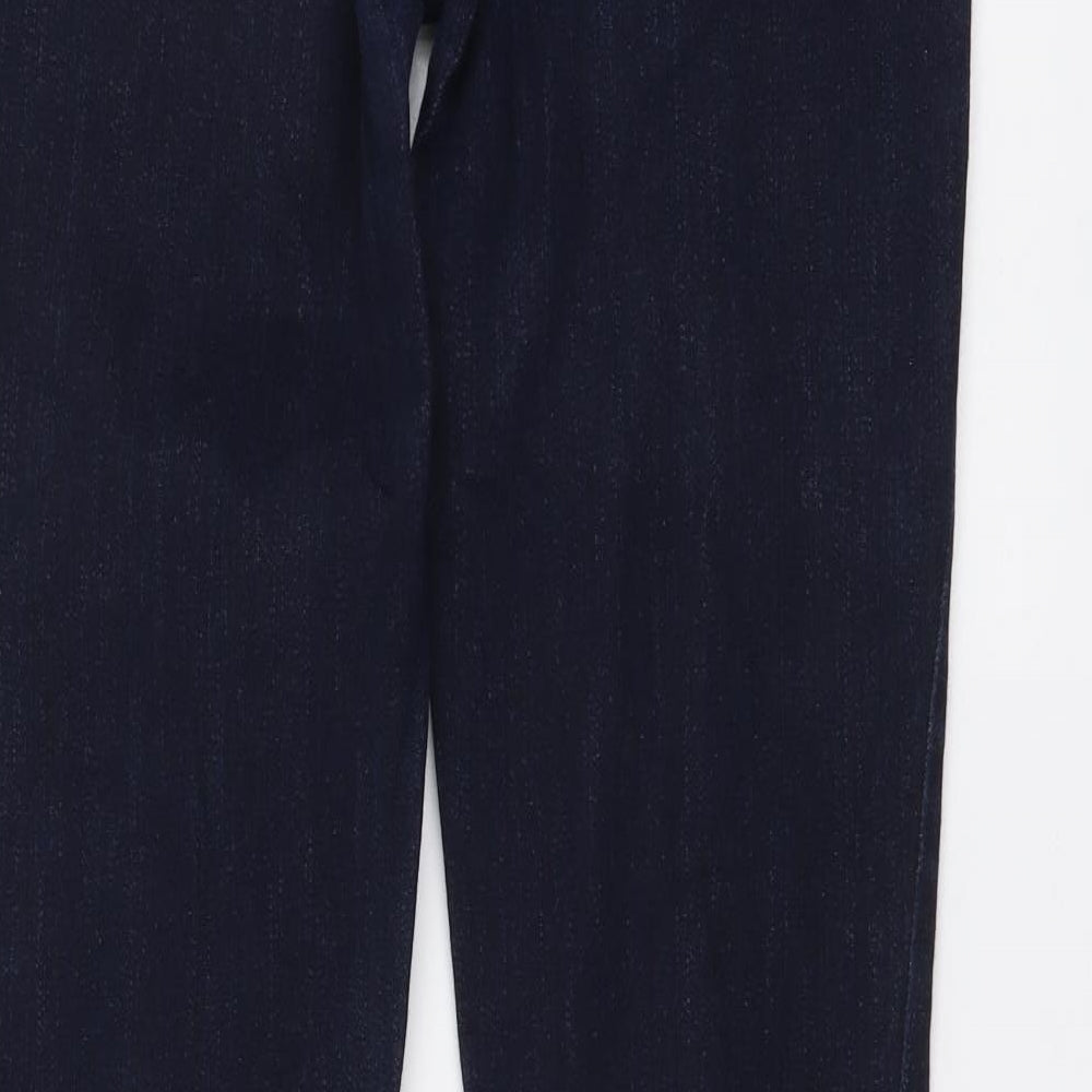 Gap Womens Blue Cotton Skinny Jeans Size 24 in L32 in Regular Button