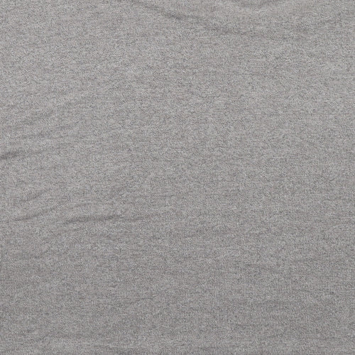 New York Intimates Womens Grey Viscose Basic T-Shirt Size L Round Neck
