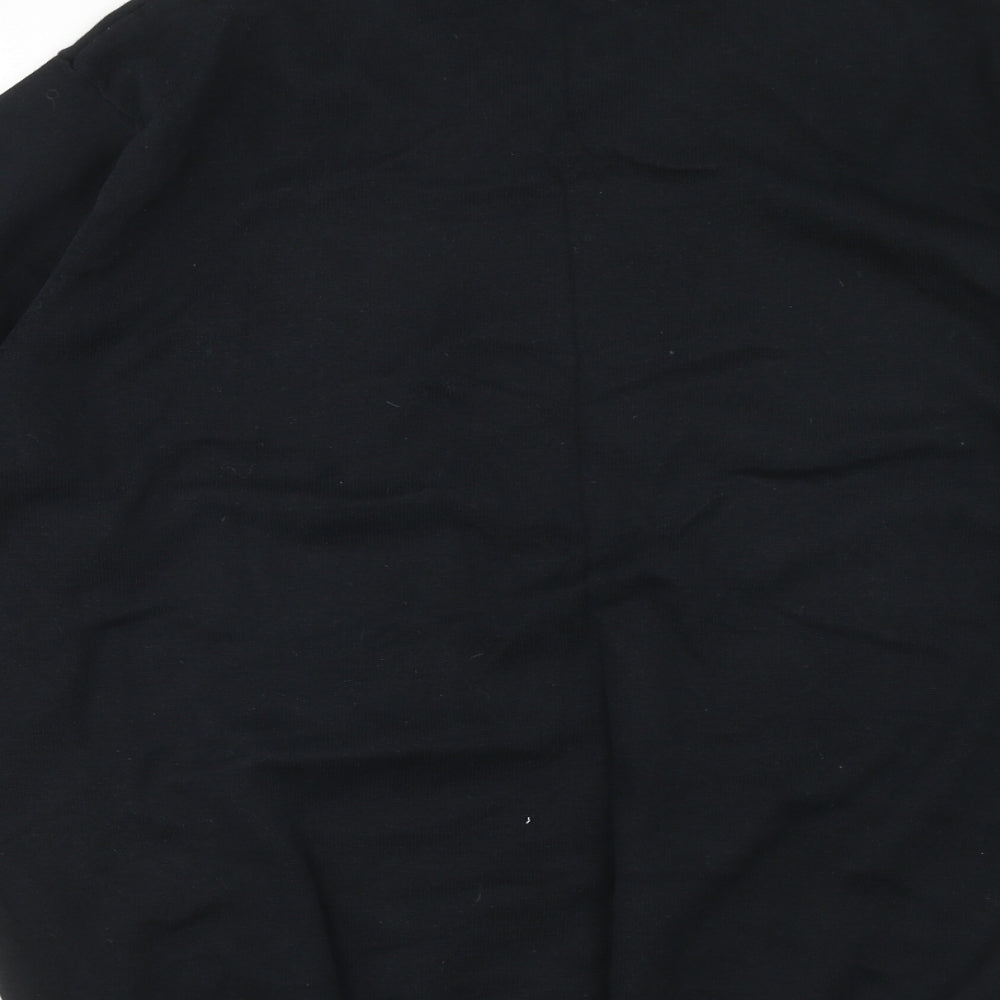 Cedar Wood State Mens Black V-Neck Argyle/Diamond Cotton Pullover Jumper Size XL