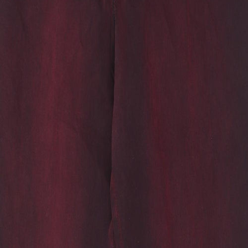 KjBRAND Womens Red Cotton Straight Jeans Size 10 Regular Button