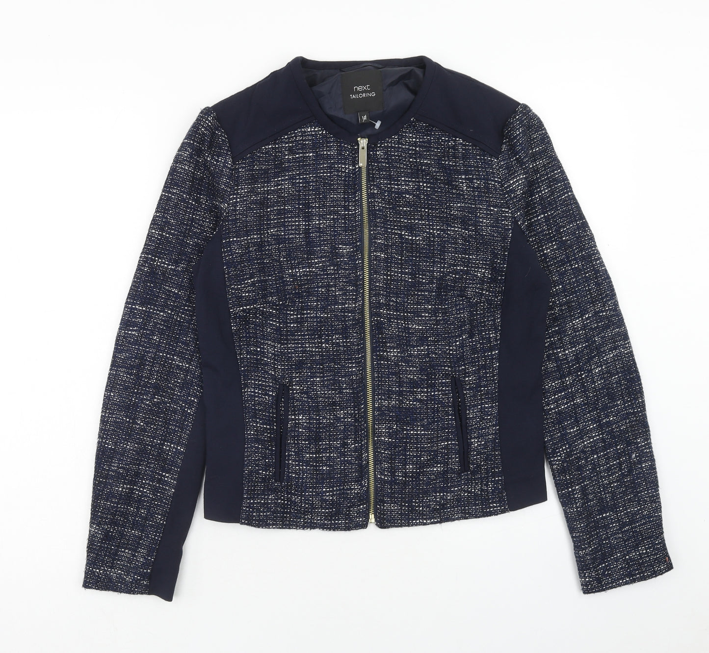 NEXT Womens Blue Jacket Size 12 Zip
