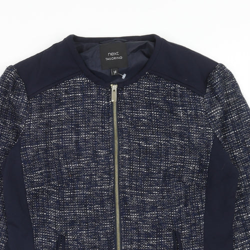 NEXT Womens Blue Jacket Size 12 Zip