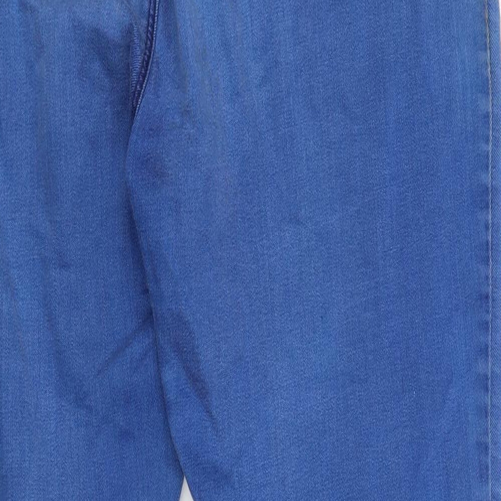 Eden Womens Blue Cotton Jegging Jeans Size 16 Regular