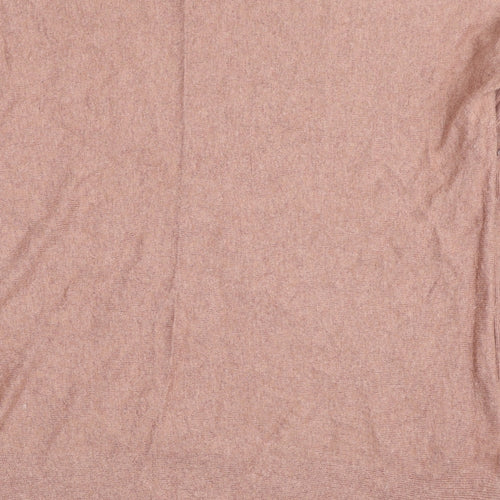 Atmosphere Womens Beige Mock Neck Viscose Pullover Jumper Size 6