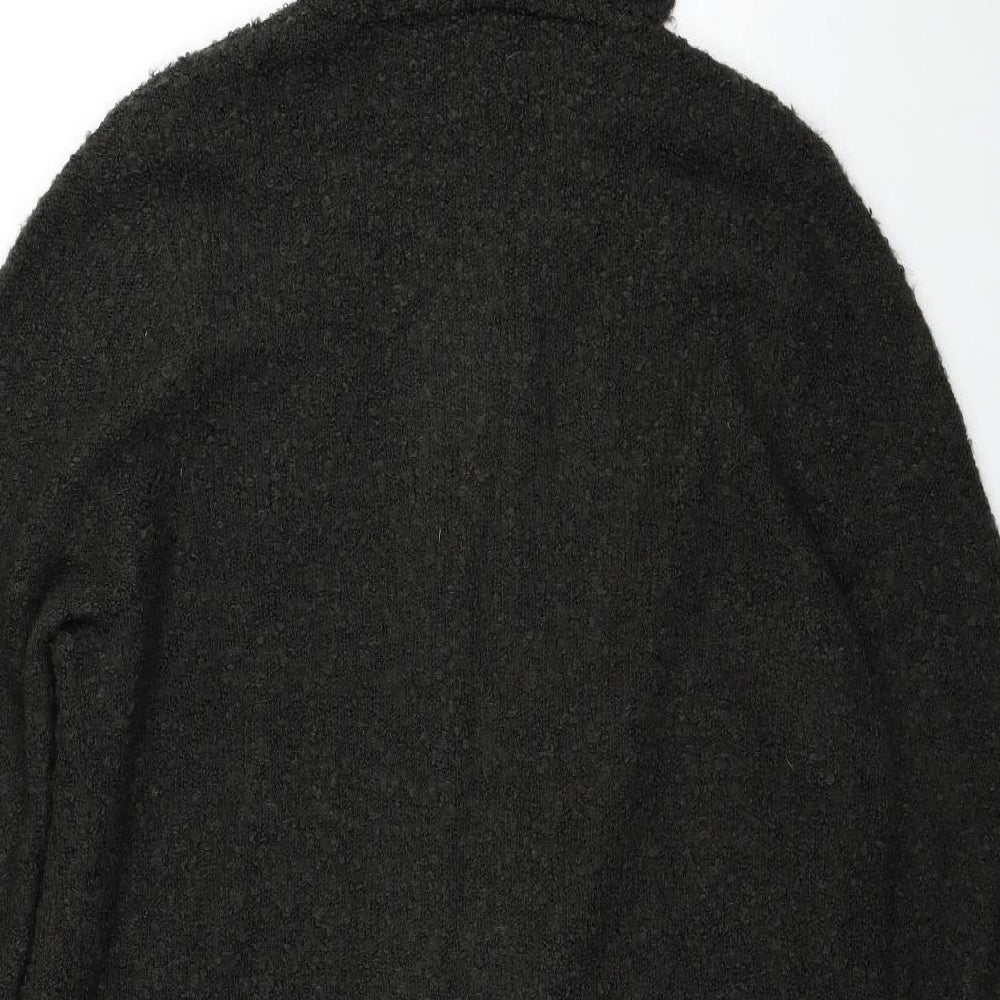 Preworn Womens Brown V-Neck Polyester Cardigan Jumper Size 20