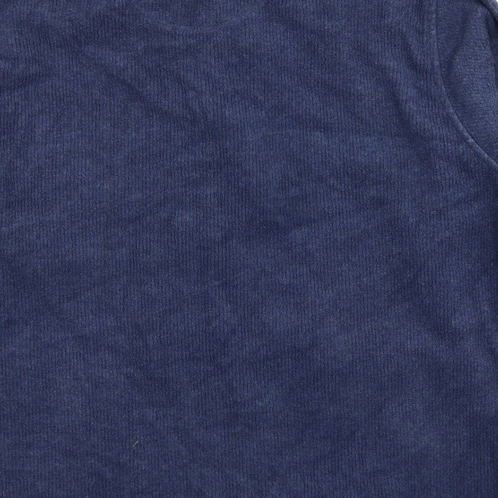 Compliments Womens Blue Jacket Size 18 Zip