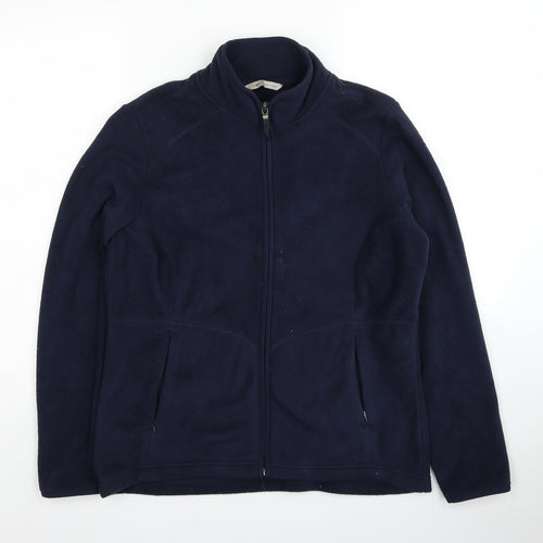 Marks and Spencer Womens Blue Jacket Size 14 Zip