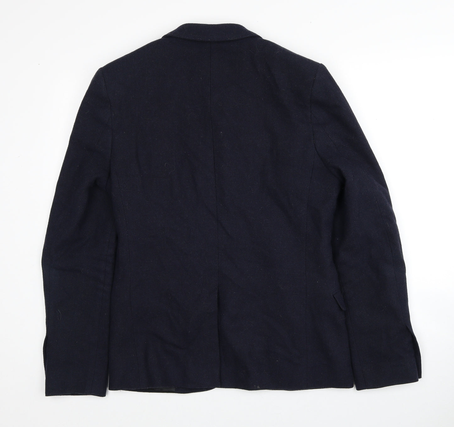 Topman Mens Blue Wool Jacket Blazer Size 38