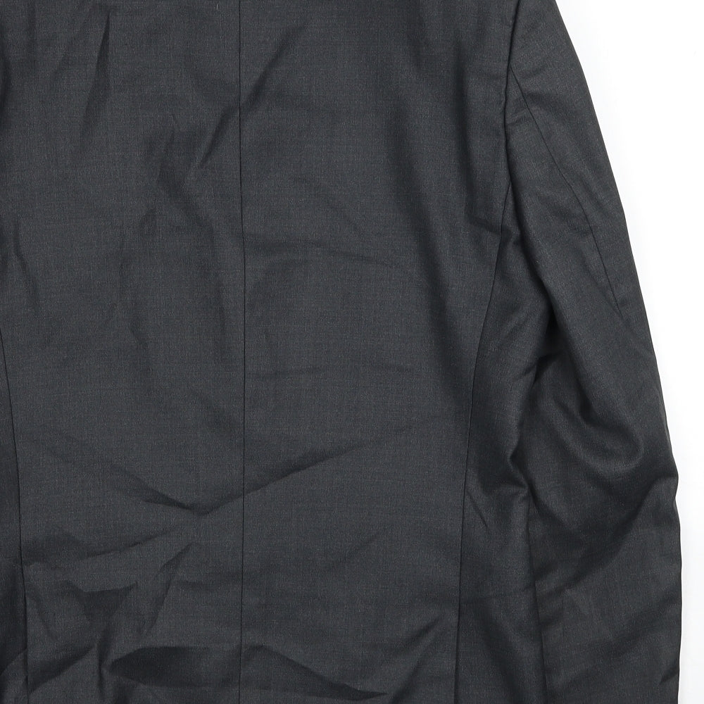 Marks and Spencer Mens Grey Polyester Jacket Blazer Size 38