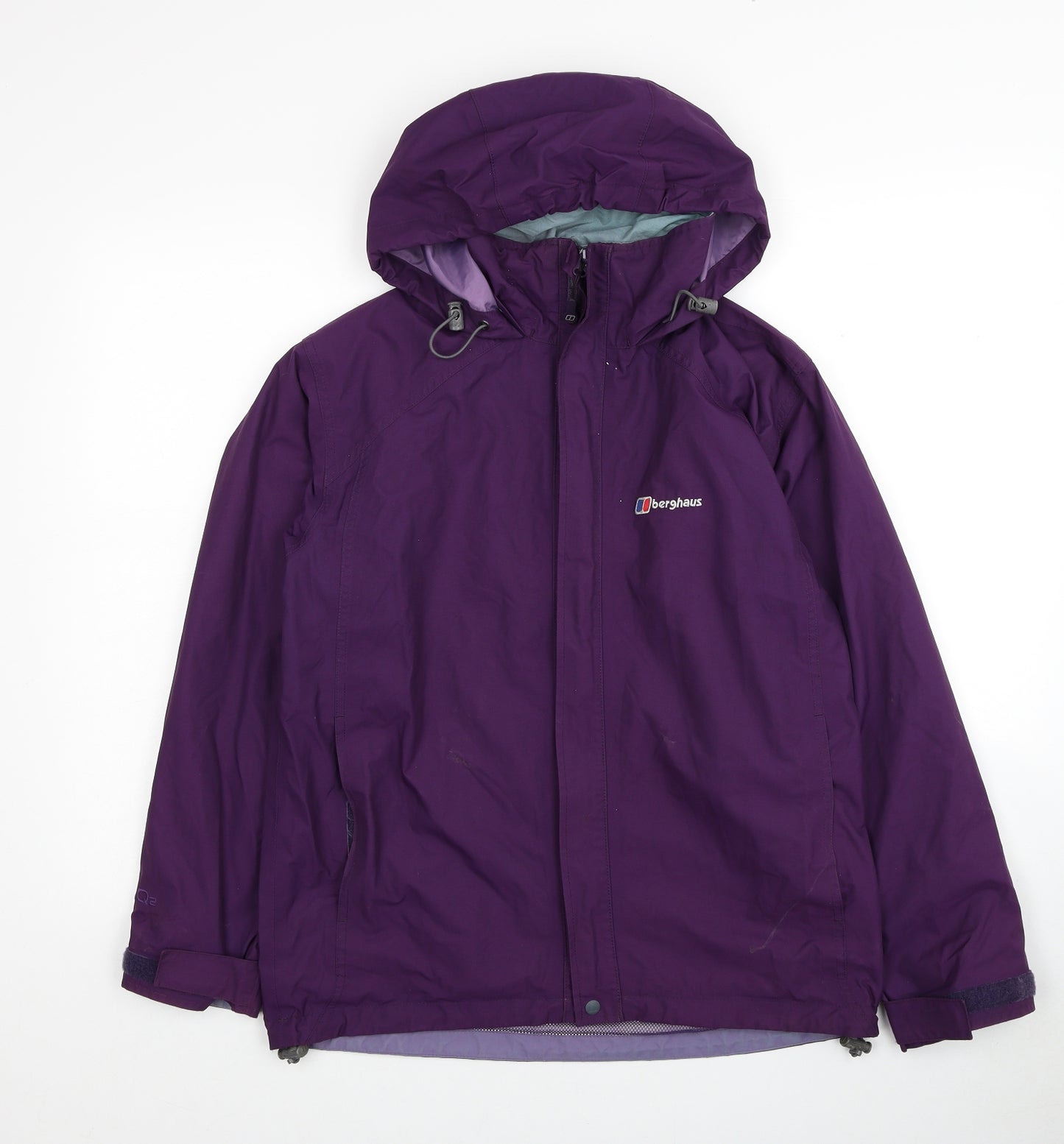 Berghaus Womens Purple Windbreaker Coat Size 10 Zip