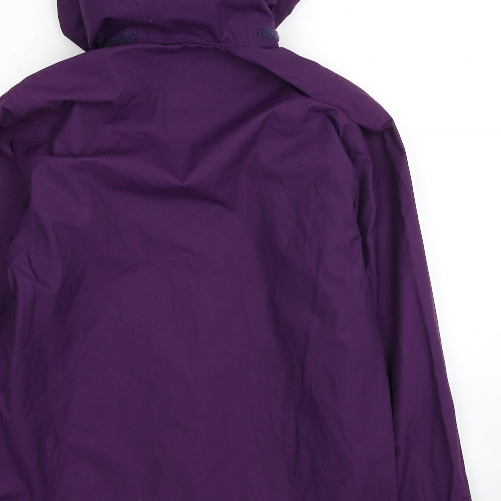 Berghaus Womens Purple Windbreaker Coat Size 10 Zip