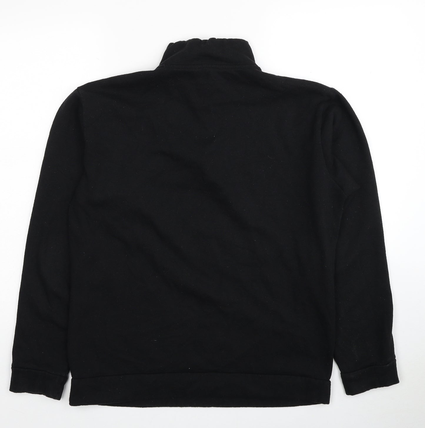 Boohoo Mens Black Cotton Pullover Sweatshirt Size M - MAN