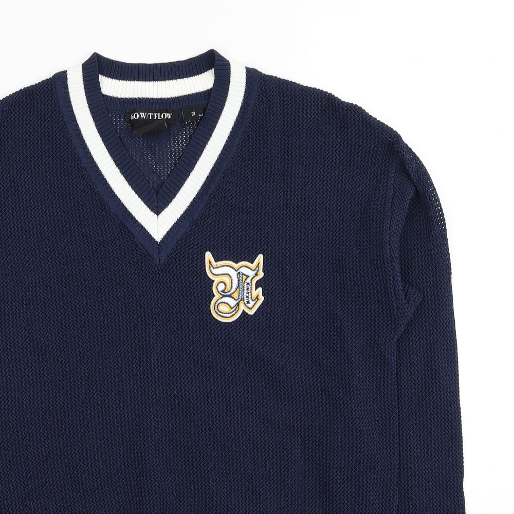 Nik&Nik Boys Black V-Neck Viscose Pullover Jumper Size 14 Years Pullover