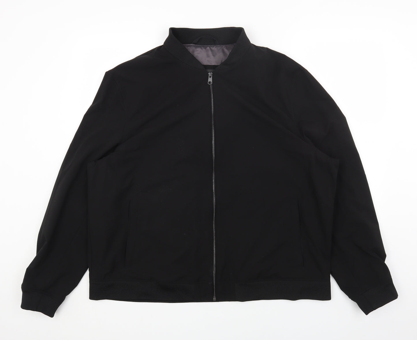 Marks and Spencer Mens Black Jacket Size 2XL Zip