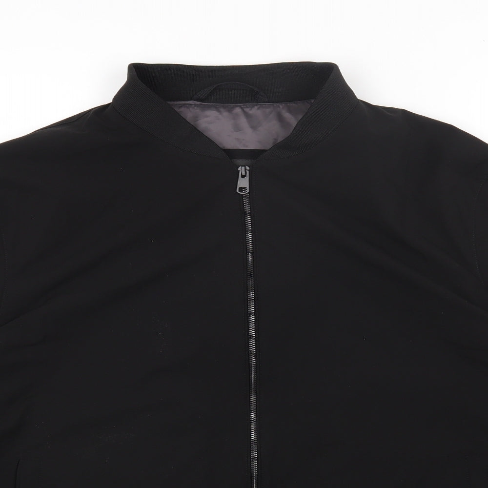 Marks and Spencer Mens Black Jacket Size 2XL Zip